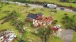 04-13-2020 Williston, South Carolina - Drone Video Tornado Damage