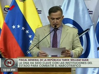 Fiscal  Tarek William Saab: 4.224 kg de cocaína fueron incautados en una operación en El Caribe