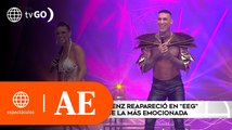 Jota Benz reapareció en EEG y Angie Arizaga fue la más emocionada | América Espectáculos (HOY)