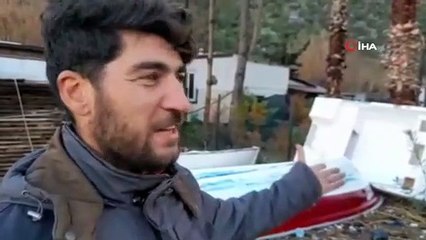 Marmaris’teki fırtınadan en çok Çiftlik Koyu zarar gördü