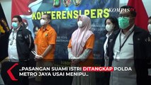 Ngaku Mantan Mantu Petinggi Polri, Pasutri Penipu Proyek Fiktif Gasak Hingga Rp 39 M!