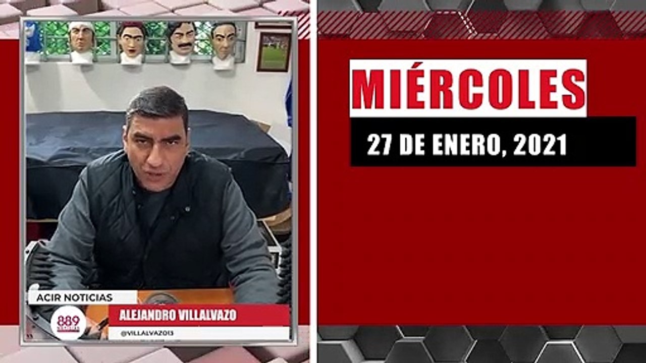 Resumen de noticias miércoles 27 de enero 2021 / Panorama Informativo / 88.9 Noticias
