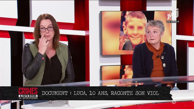 Document bouleversant : Luca, 10 ans, violé par son meilleur ami âgé de 14 ans, s'est exprimé pour la première fois dans la quotidienne de Crimes et Faits Divers sur NRJ12