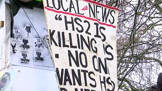 HS2 Activists Dig 100ft Tunnel at Euston Station