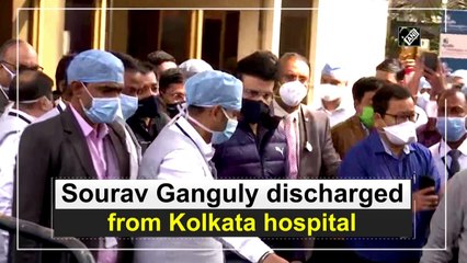 Sourav Ganguly discharged from Kolkata hospital