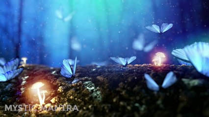 Relax Music • Harp with Binaural Hertz • Beautiful Butterflies , Calm Mind , Meditation Music