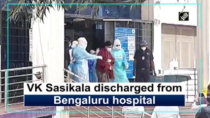 V K Sasikala discharged from Bengaluru hospital