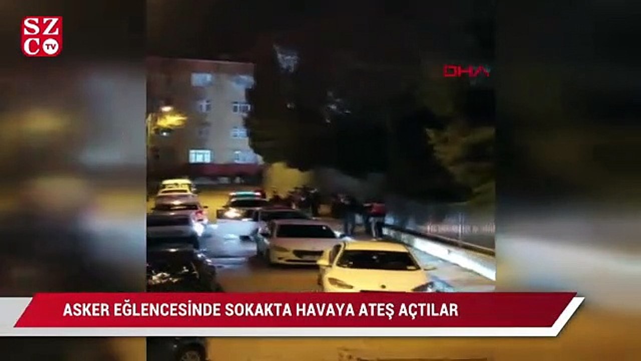 Bacılar'da asker uğurlamasında sokakta havaya ateş açtılar