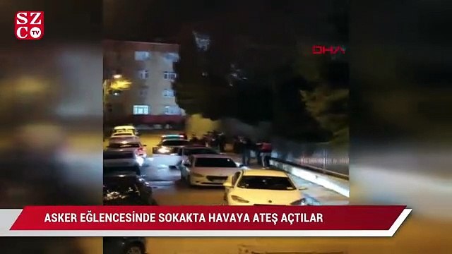 Bacılar'da asker uğurlamasında sokakta havaya ateş açtılar