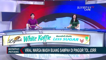 Tertangkap Basah, Warga Nekat Buang Sampah di Pinggir Tol Jorr Bekasi