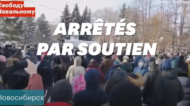 En Russie, des centaines d'arrestations lors de manifestations pro-Navalny