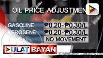 #UlatBayan | Oil price adjustment ipatutupad sa susunod na linggo