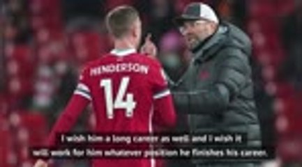 Henderson could finish his career at centre-half - Klopp