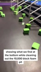 Lost Items Found at the Bottom of Giant Foam Pit