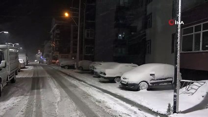 Çanakkale’de kar yağışı başladı