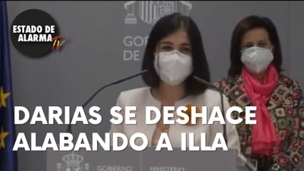 DARIAS SE DESHACE ALABANDO A ILLA