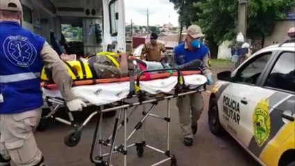 Siate atende vítima de agressão na Rua Tamoios, no Santa Cruz