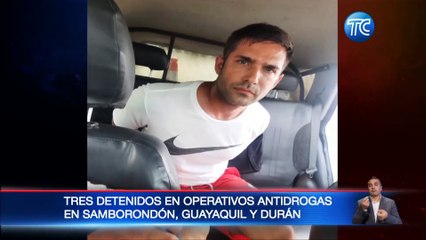 VIDEO |  Hombres son detenidos por tráfico de drogas