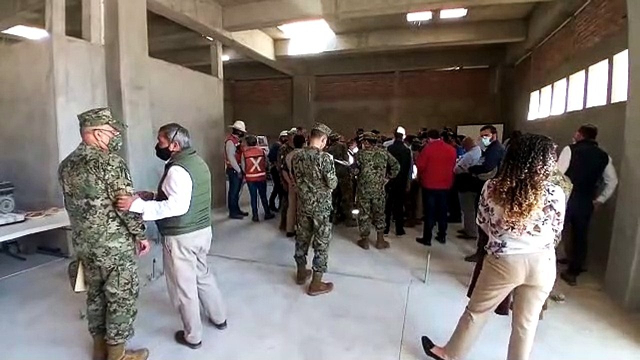 Supervisan autoridades avances en remodelación de Hospital Naval de Mazatlán