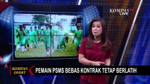 Pemain PSMS Medan Bebas Kontrak Tetap Berlatih