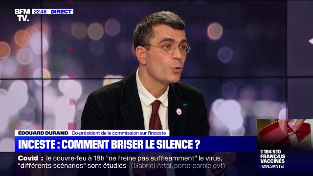 Édouard Durand (co-président de la commission sur l'inceste): Un enfant qui dit être victime de violences sexuelles, on ne le croit pas (...) c'est d'abord ce qui doit changer