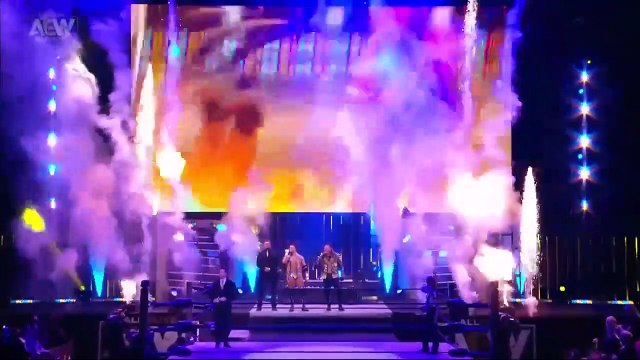 Ortiz & Santana vs. Chris Jericho & MJF (with Wardlow) vs. Sammy Guevara & Jake Hager