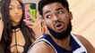 Karl Anthony-Towns Has A Priceless Reaction To His GF Jordyn Woods Doing Viral Buss-It Challenge