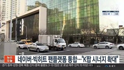 네이버·빅히트 팬플랫폼 통합…"K팝 시너지 확대"
