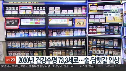 [핫클릭] 2030년 건강수명 73.3세로…술·담뱃값 인상 外