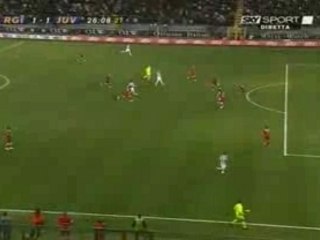 Reggina 1-1 Juventus del piero