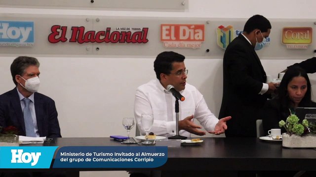 Participación del ministro de Turismo en el Almuerzo del Grupo Corripio