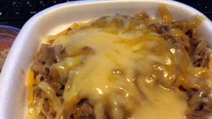 すき家  チーズ牛丼大盛りつゆだく1/28　