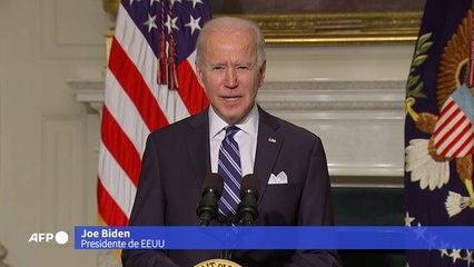 Biden dice que EEUU liderará el combate al cambio climático