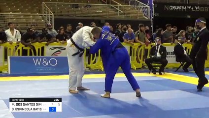 2020 IBJJF Pans - Gustavo Batista vs Max Gimenis