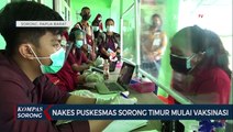 NAKES Puskesmas Sorong Timur Mulai Vaksinasi