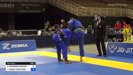 2020 IBJJF Pans - Jackson Nagai vs Guthierry Barbosa