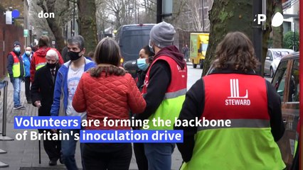 Your country needs you: UK volunteers help vaccine drive