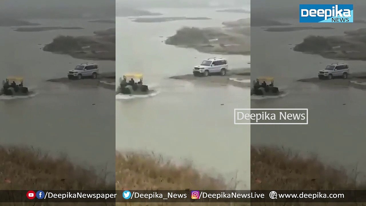 പോലീസ് ജീപ്പിനെ തോല്‍പ്പിച്ച ട്രാക്ടര്‍ ഡ്രൈവര്‍, വൈറലായി വിഡിയോ Tractor Bolero Race Goes Viral