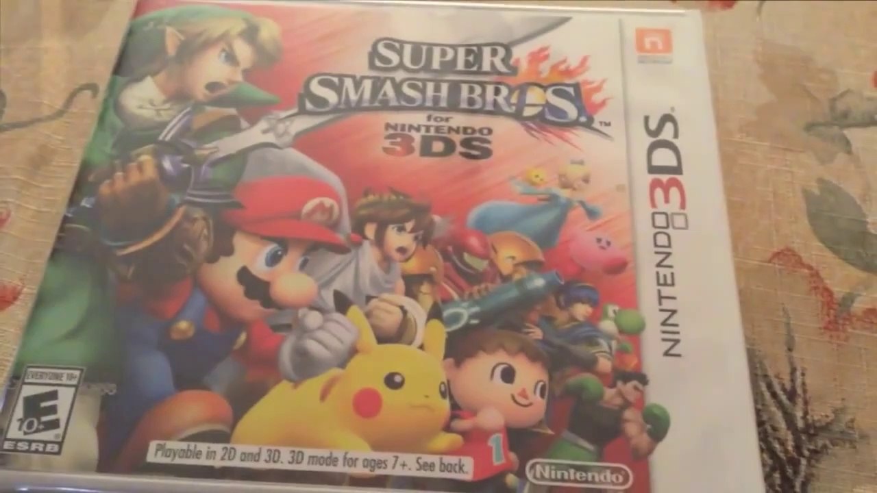 A comprar Smash Bros 3DS
