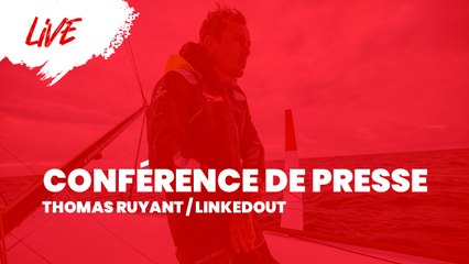 Conférence de presse arrivée Thomas Ruyant - 28.01
