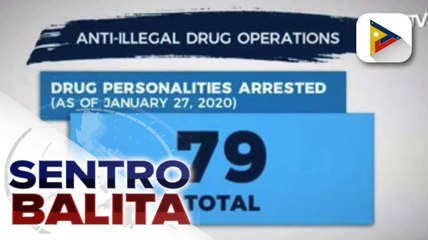 79 drug suspects, arestado sa loob ng apat na araw