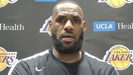 LeBron James on loss to 76ers & hard foul on Joel Embiid