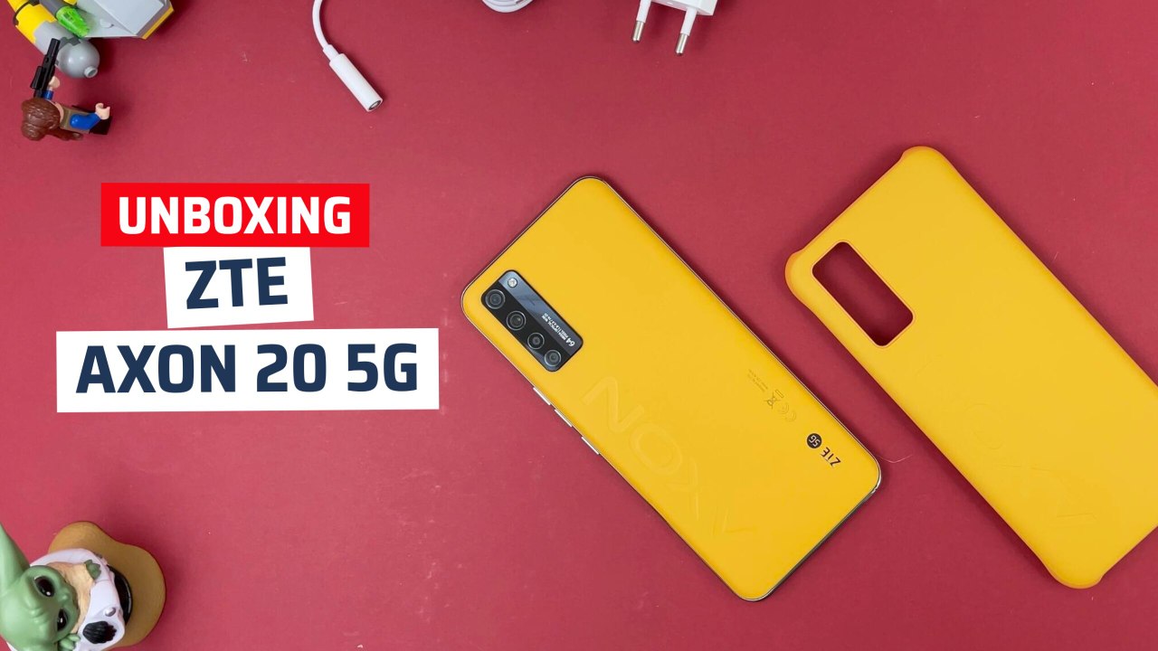 Unboxing del ZTE AXON 20 5G, el primer móvil con cámara bajo la pantalla.