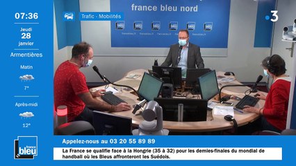 La matinale de France Bleu Nord du 28/01/2021