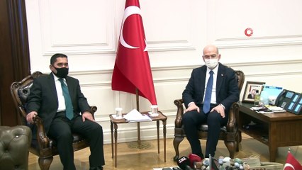 Bakan Soylu: “Tarihin hiçbir döneminde bu iki millet birbirinin elini bırakmamıştır”
