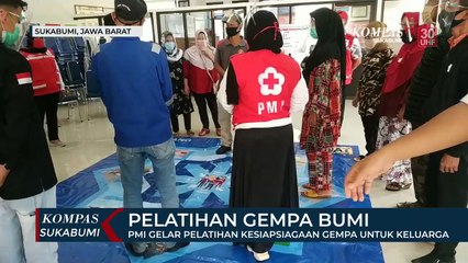 PMI Gelar Pelatihan Kesiapsiagaan Gempa Untuk Keluarga