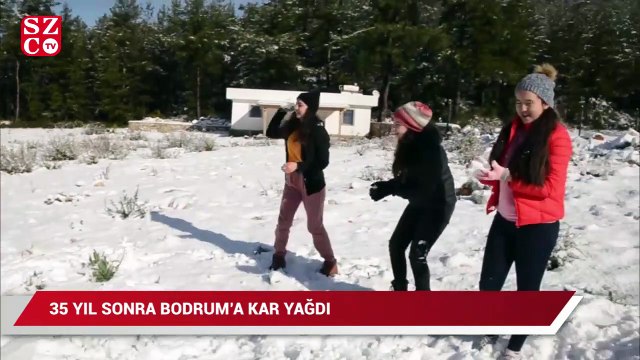Bodrum'da, 35 yıl sonra bir ilk yaşandı, Bodrumlular kara akın etti