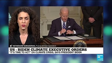 Biden takes sweeping measures to curb climate change, vows job creation