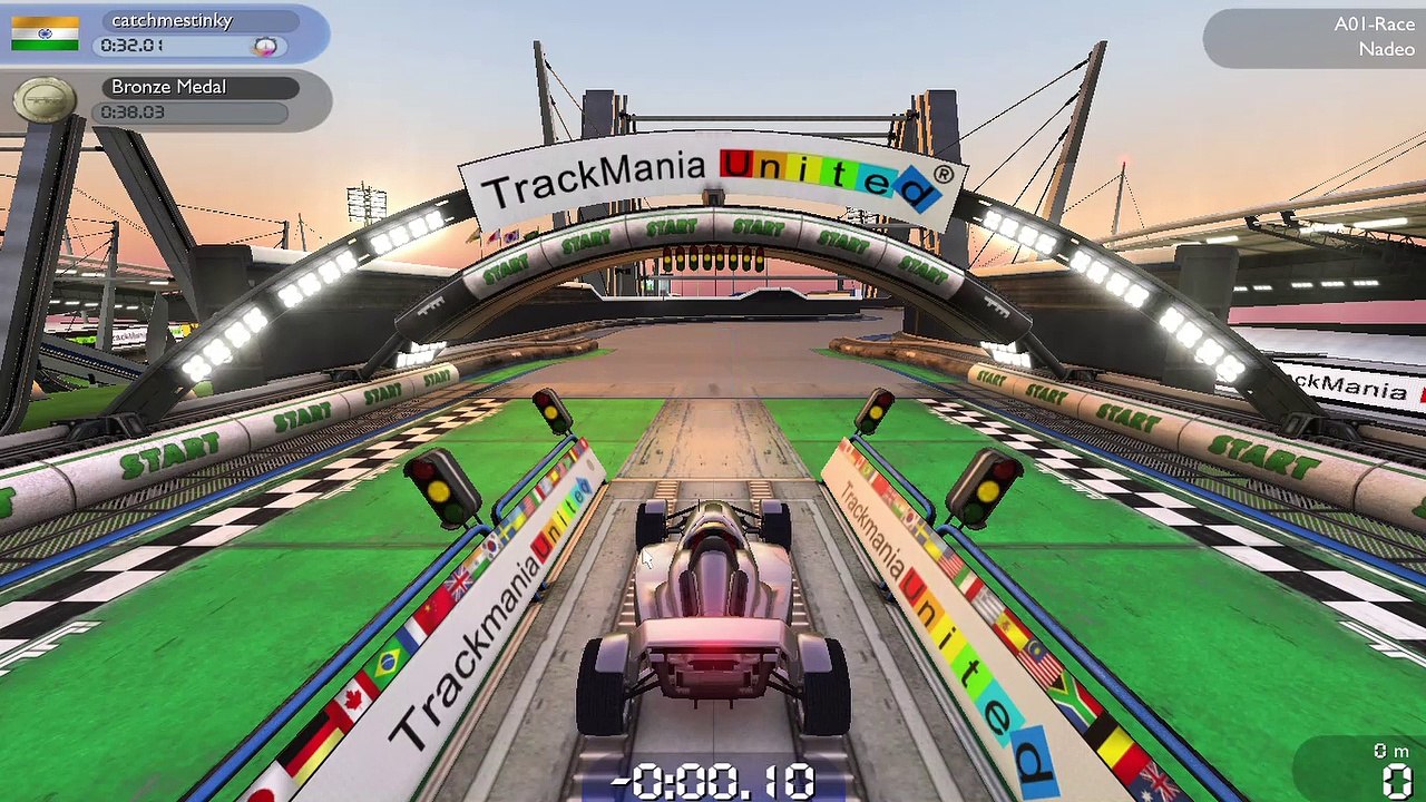 Track Mania Nations Forever  bronze racing