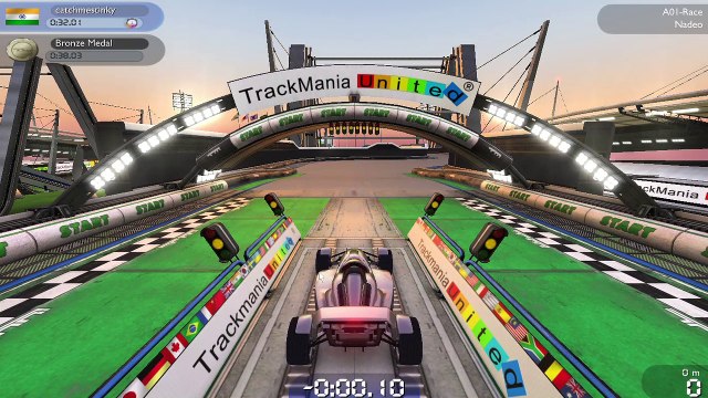 Track Mania Nations Forever bronze racing